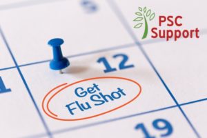 Flu vaccination for PSC