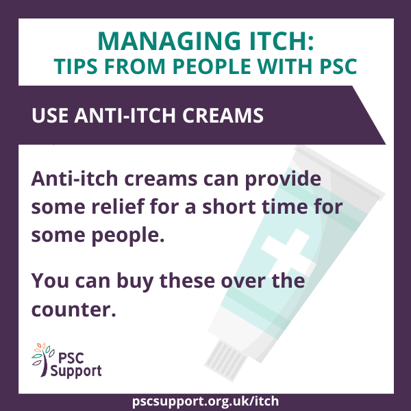 Use anti-itch creams
