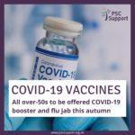 COVID vaccines for over 50s