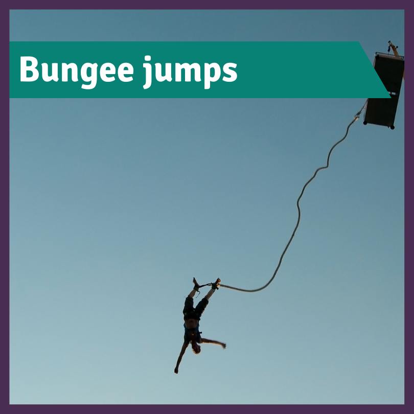 Bungee jumps