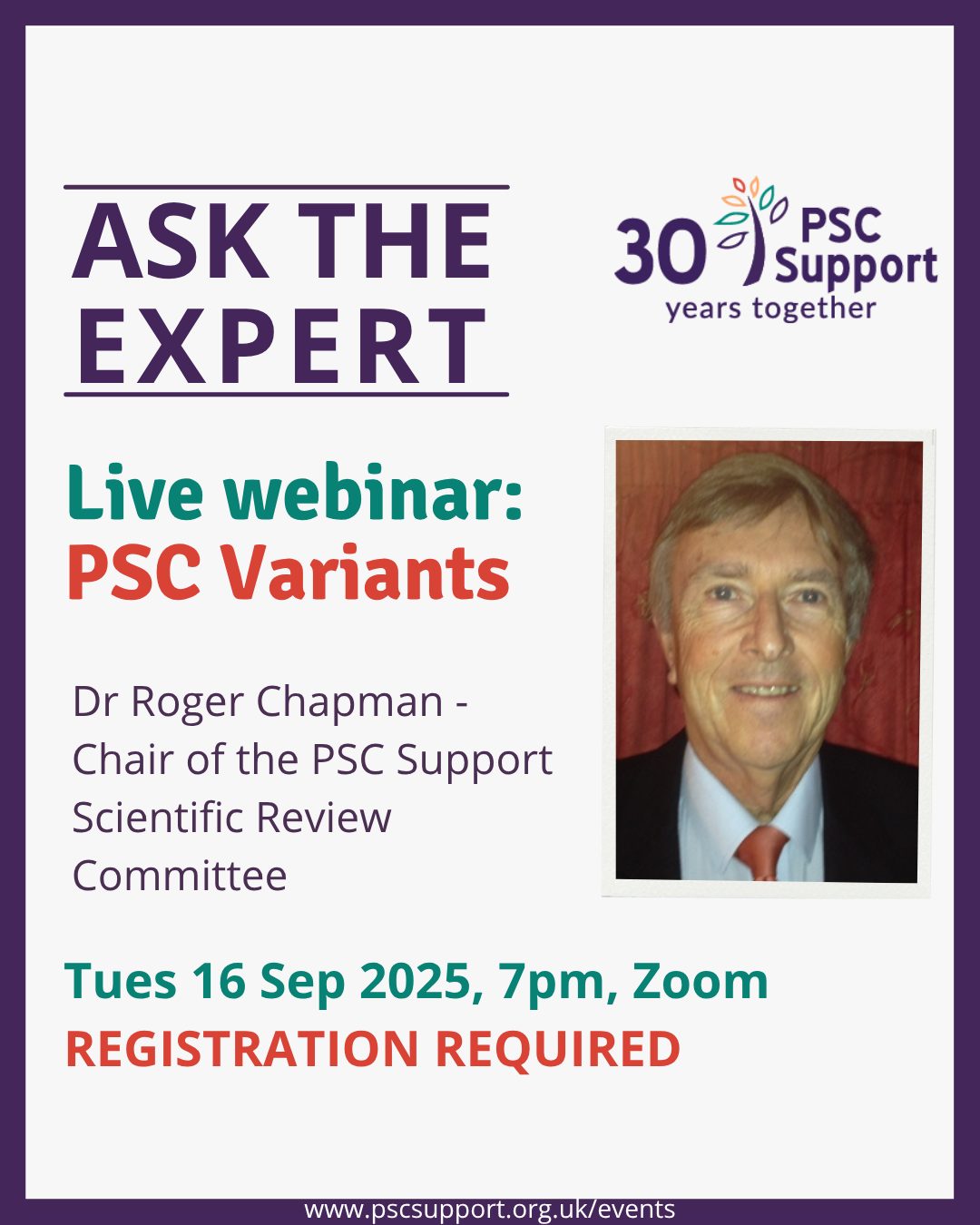 16 Sep 25 Dr Chapman - PSC Variants