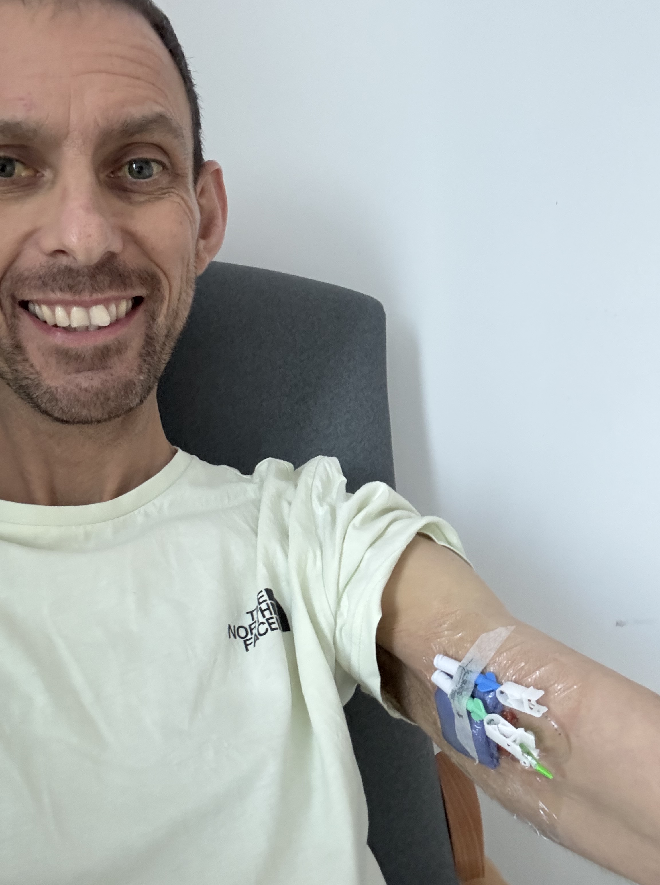 June 25 - mid line fitted for home IV antibiotics