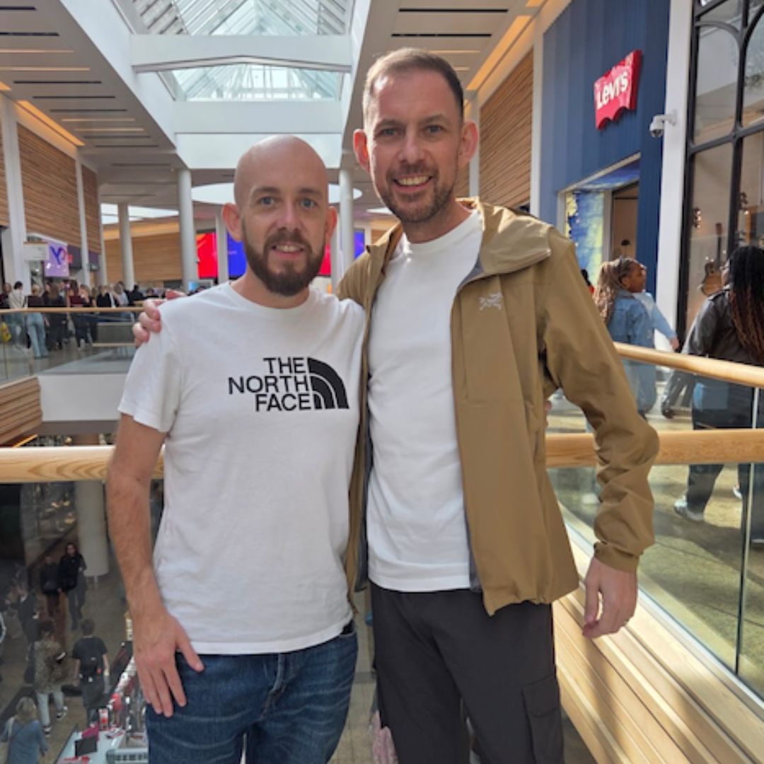 Sept 2025 - Post op I met with fellow transplantee Dan  who had a regraft 4 days after my operation - a meeting 3 years in the making - we're both doing great.