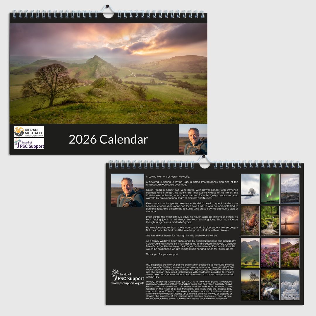 Kieran Metcalfe Photography 2026 Calendar to honour his legacy