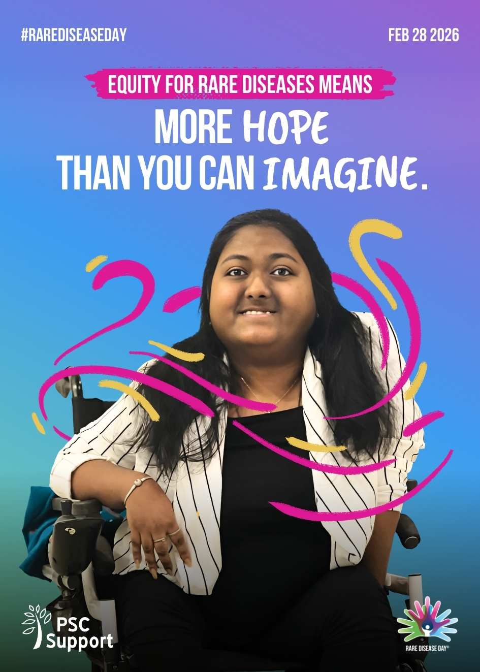 More HOPE than you can imagine Rare Disease Day 2026 PSC Support