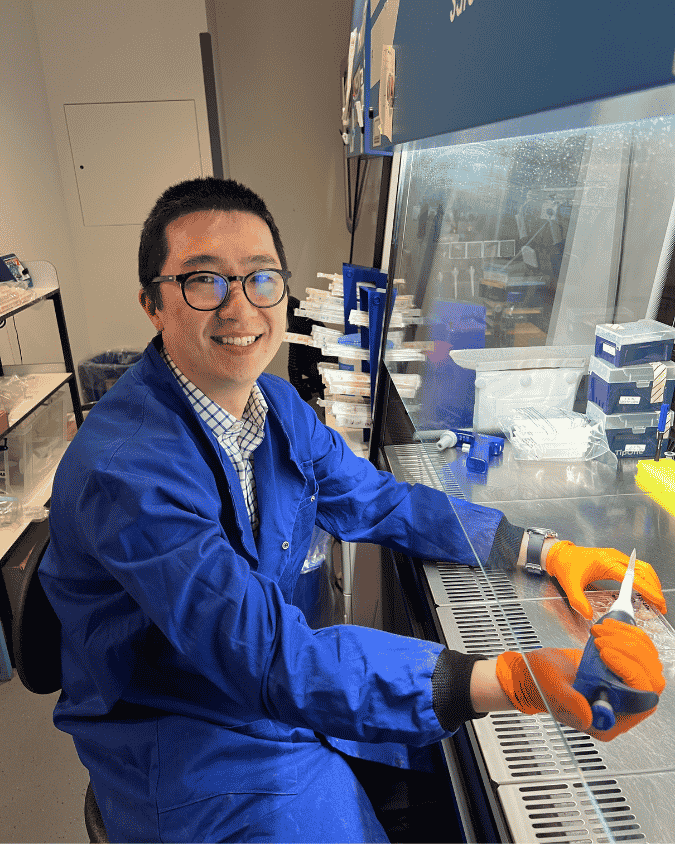 Dr James Sun in the lab 3