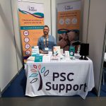 Mark at PSC Support's stand