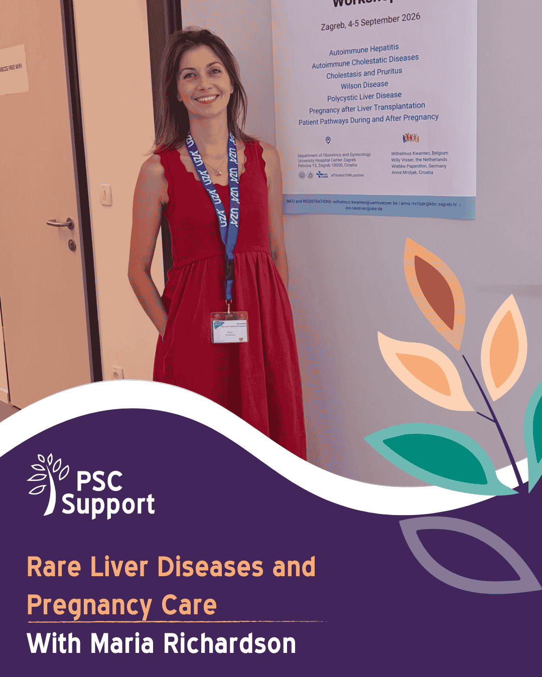 Maria Richardson at the ERN RARE-LIVER Workshop - rare liver diseases and pregnancy care