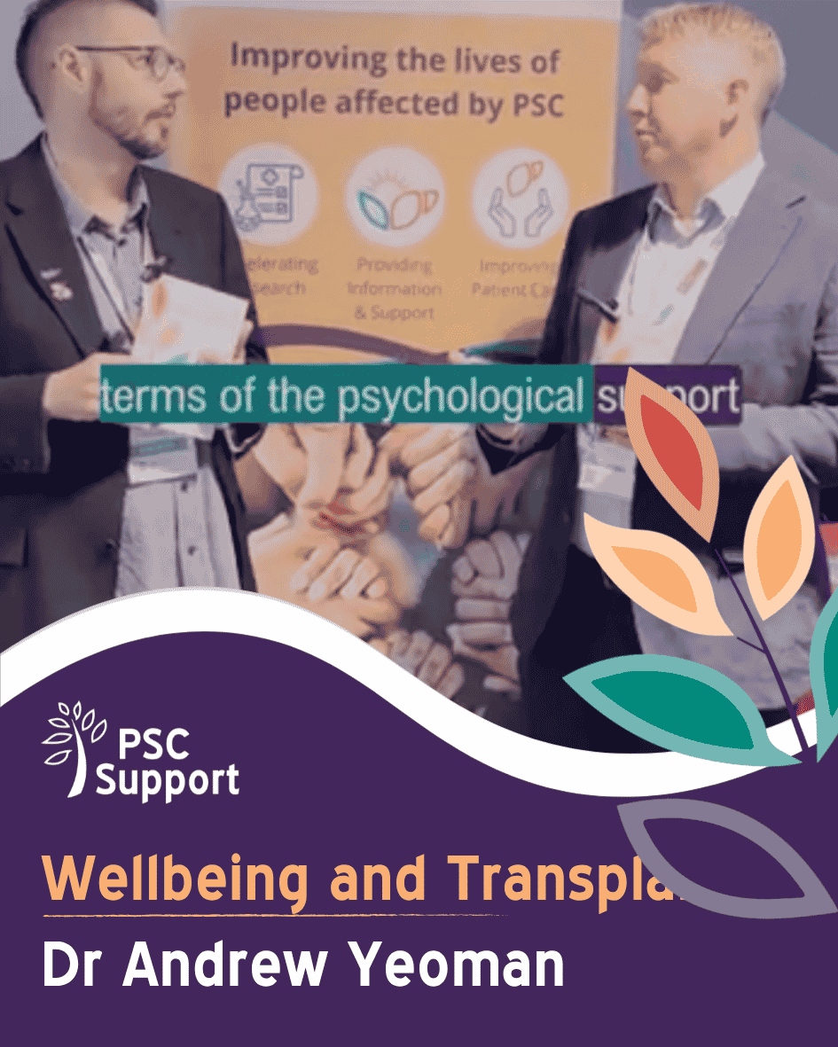 Wellbeing and Transplant Dr Andrew Yeoman