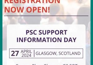 PSC Support Information Day 27 April 2024, Glasgow registration now open