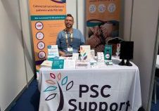 Mark at PSC Support's stand