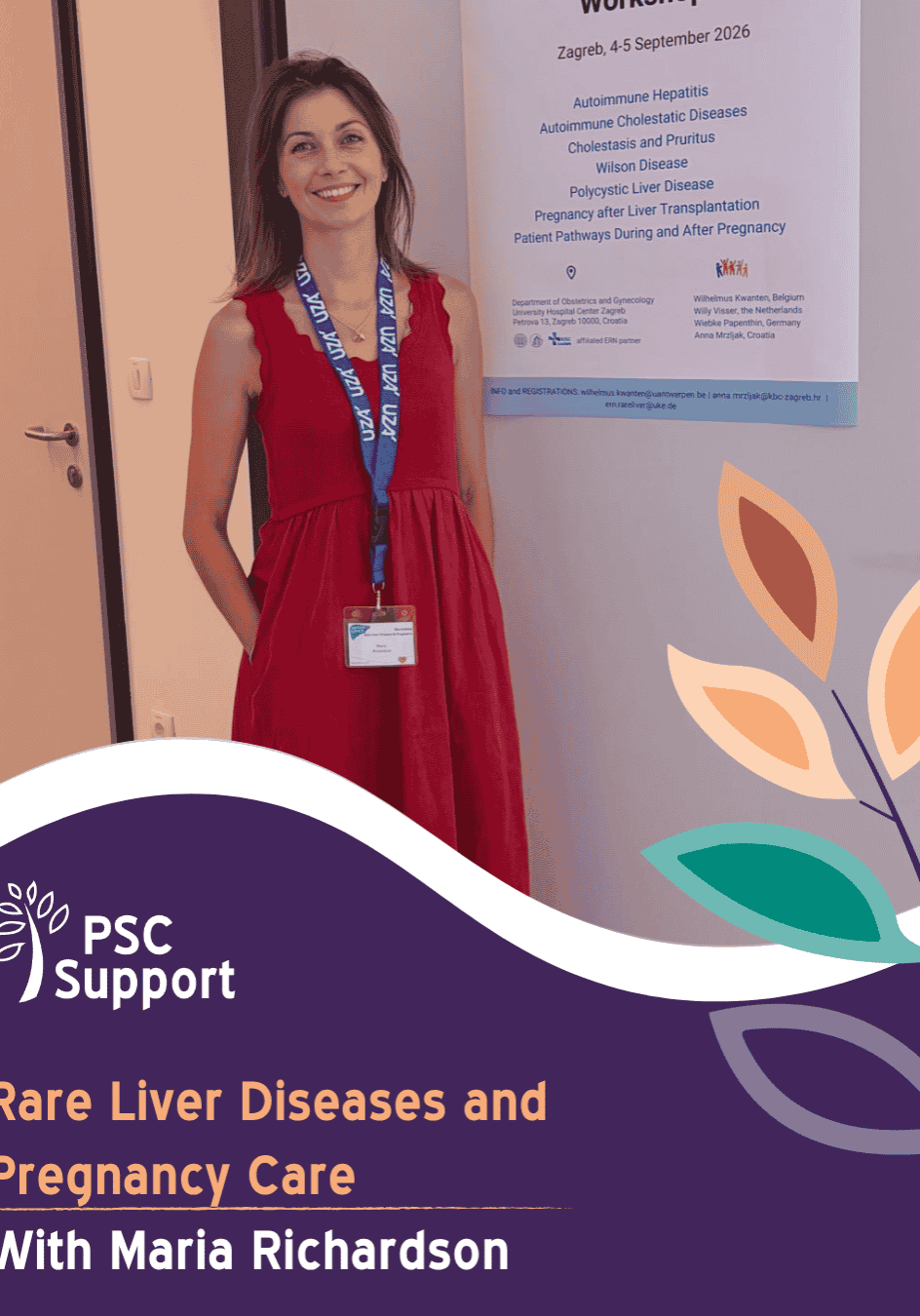 Maria Richardson at the ERN RARE-LIVER Workshop - rare liver diseases and pregnancy care
