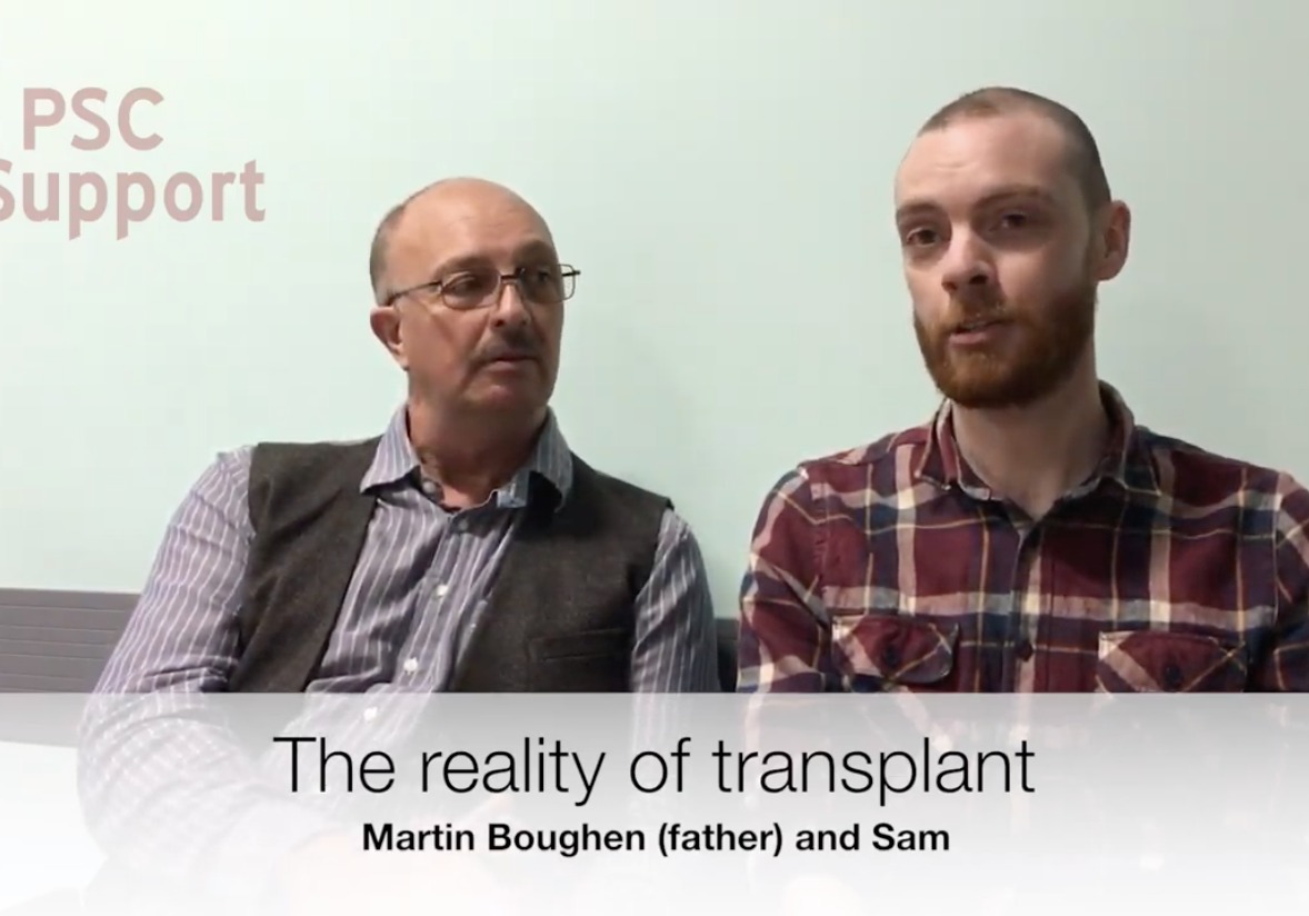 Father and son on living donor liver transplant
